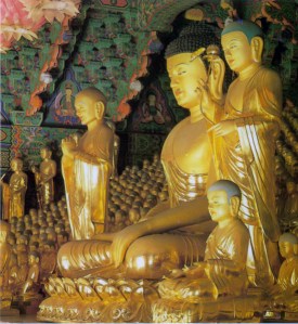 Korean shrine detail