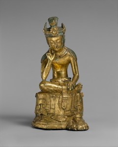 Pensive bodhisattva, Korea, mid-7th century © Metropolitan Museum of Art. Pensive bodhisattva, Korea, mid-7th century © Metropolitan Museum of Art.